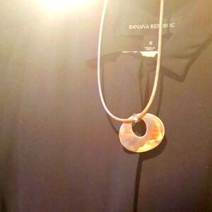 Silver Pendant Necklace Estate Jewelry